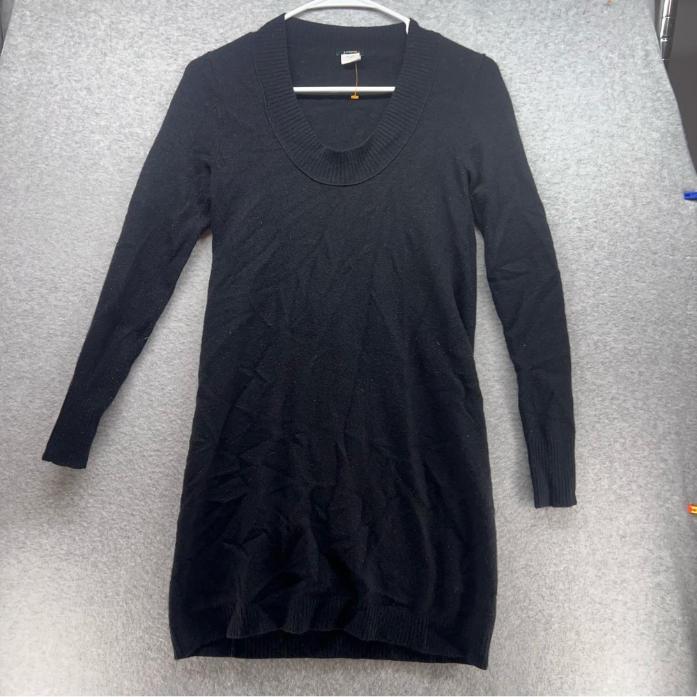 J. Crew Black Scoop Neck Long Sleeve Sweater